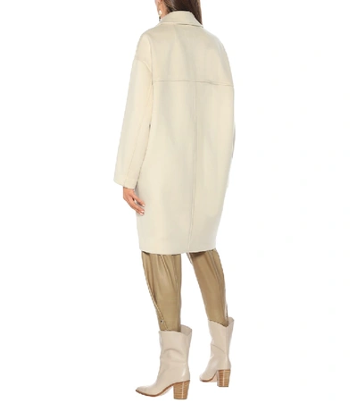 Shop Isabel Marant Ego Wool-blend Coat In Beige