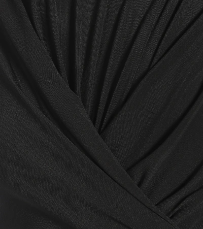 Shop Isabel Marant Ghita Stretch-jersey Minidress In Black