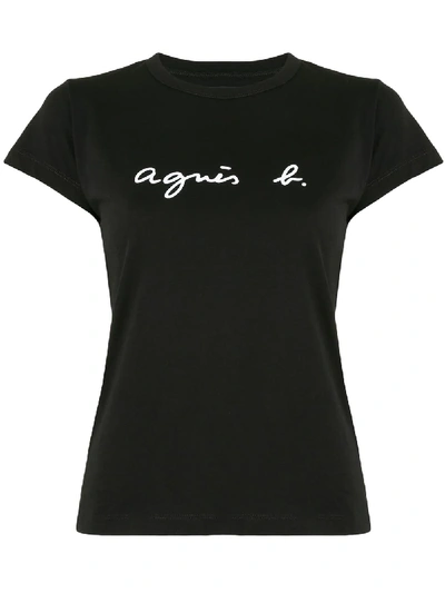 Shop Agnès B. Brando Short-sleeved T-shirt In Black