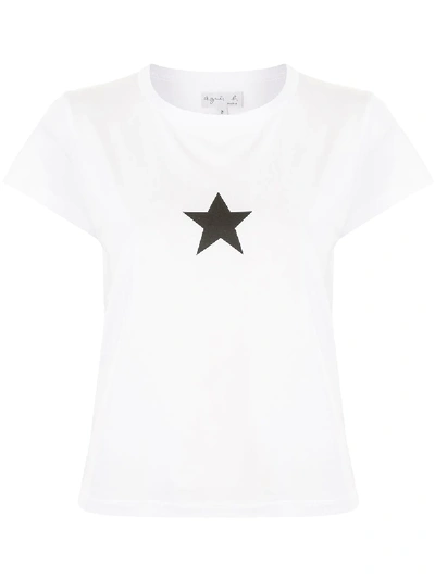 Shop Agnès B. Brando Short-sleeved T-shirt In White