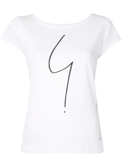 Shop Agnès B. Australie Short-sleeved T-shirt In White