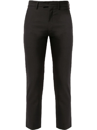 Shop Agnès B. Jam Skinny Cropped Trousers In Black