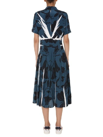 Shop Paul Smith Women's Blue Silk Dress