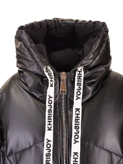 Shop Khrisjoy Women's Black Acrylic Down Jacket