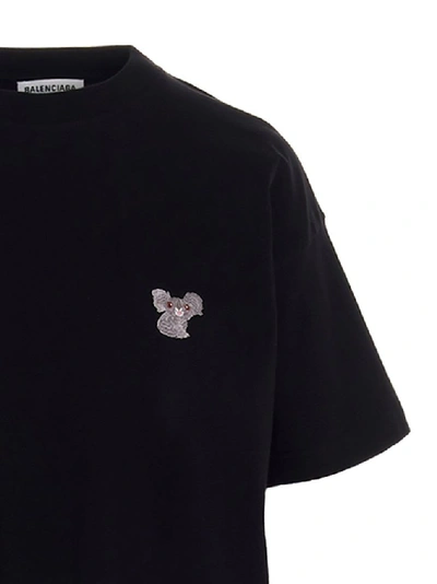 Balenciaga Koala T-shirt In Black | ModeSens