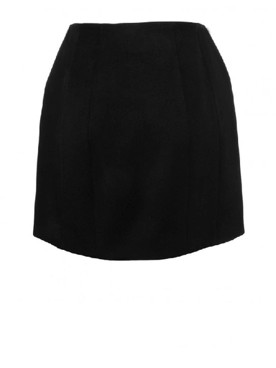 Shop Nineminutes Women's Black Cotton Skirt