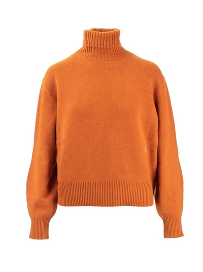 Shop Chloé Women's Orange Cashmere Sweater