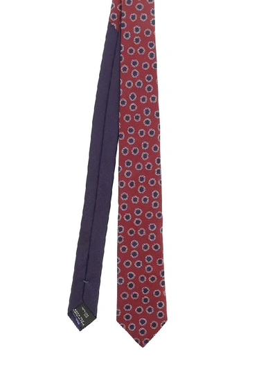 Shop Missoni Men's Red Silk Tie