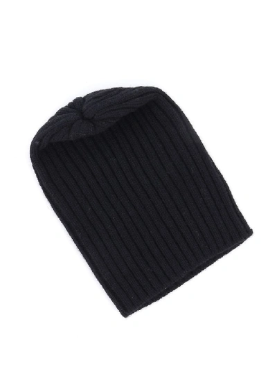 Shop Fedeli Men's Black Cashmere Hat