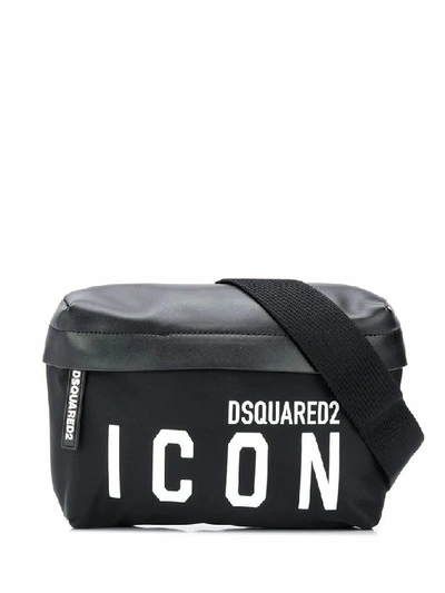 Shop Dsquared2 Men's Black Polyester Belt Bag