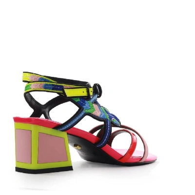 Shop Kat Maconie Women's Multicolor Leather Sandals