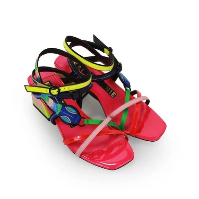 Shop Kat Maconie Women's Multicolor Leather Sandals