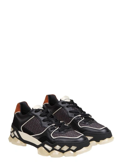 Shop Jimmy Choo Women's Black Leather Sneakers