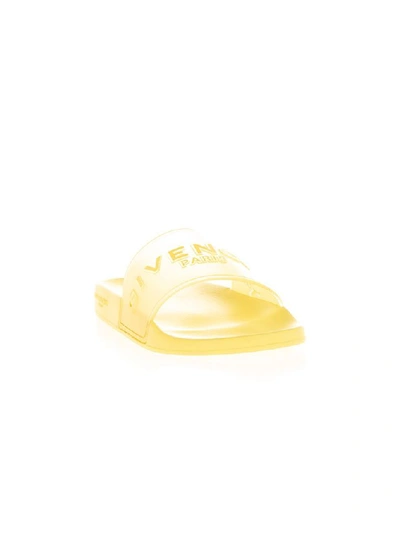 Shop Givenchy Men's Yellow Rubber Sandals
