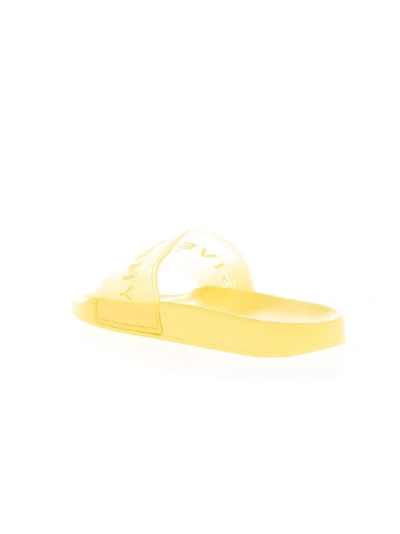 Shop Givenchy Men's Yellow Rubber Sandals