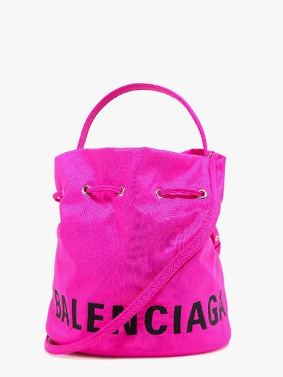 Shop Balenciaga Buckle Bag In Pink