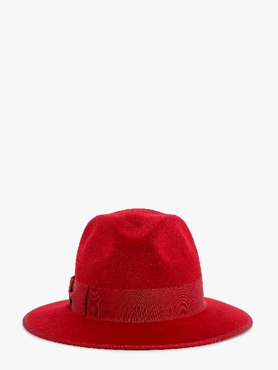 Shop Gucci Hat In Red