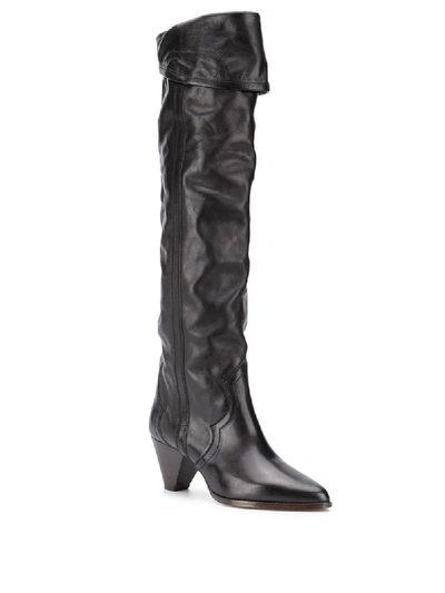 Shop Isabel Marant Knee-length Boots In Black