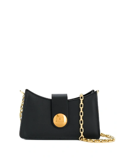Shop Elleme Mini Baguette Shoulder Bag In Black