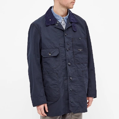 Long Logger Jacket In Blue