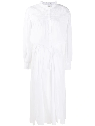 Shop Isabel Marant Étoile Perkins Maxi Dress In White