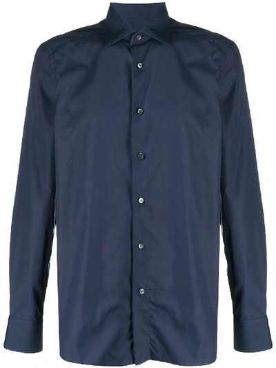 Shop Ermenegildo Zegna Button-up Shirt In Blue