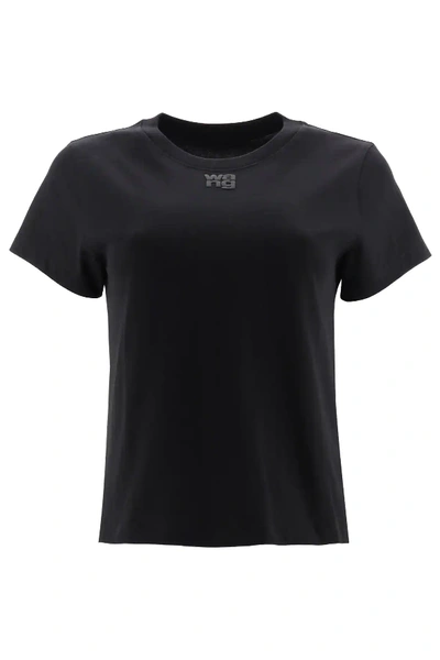 Shop Alexander Wang T T-shirt With Logo In Black