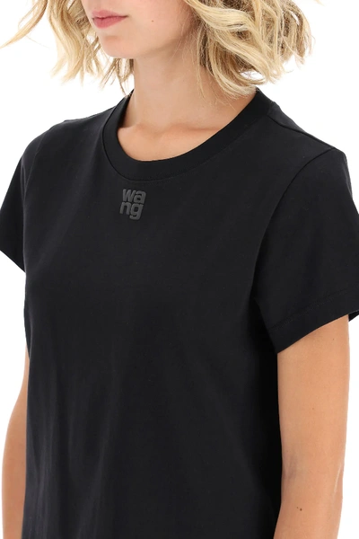 Shop Alexander Wang T T-shirt With Logo In Black