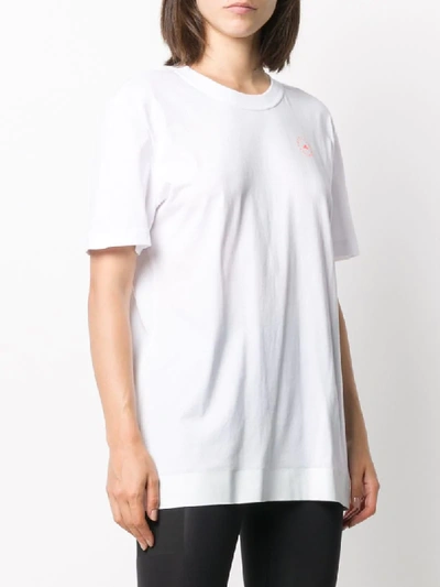 Shop Adidas By Stella Mccartney Logo Print Short-sleeve T-shirt In White