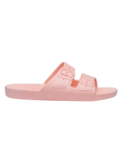 Shop Freedom Moses Women's Two-strap Slides In Baby