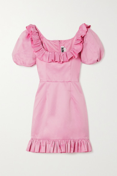 rotate birger christensen pink dress