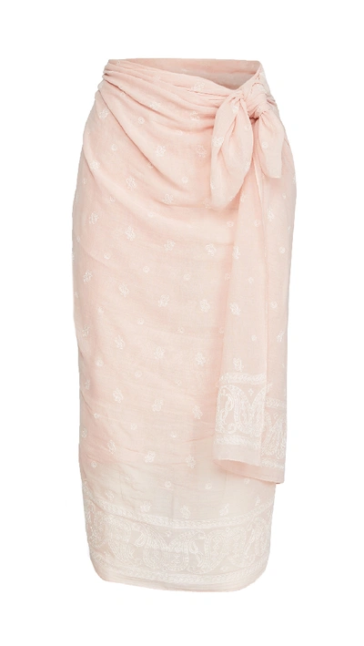 Shop Rag & Bone Bandana Pareo In Light Pink