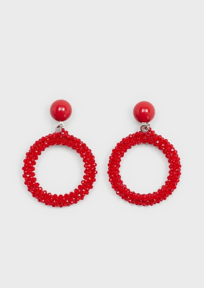 Shop Emporio Armani Earrings - Item 50246658 In Red
