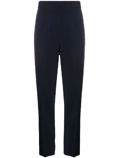 Pre-owned Celine 1980s  Tailored Trousers In Blue