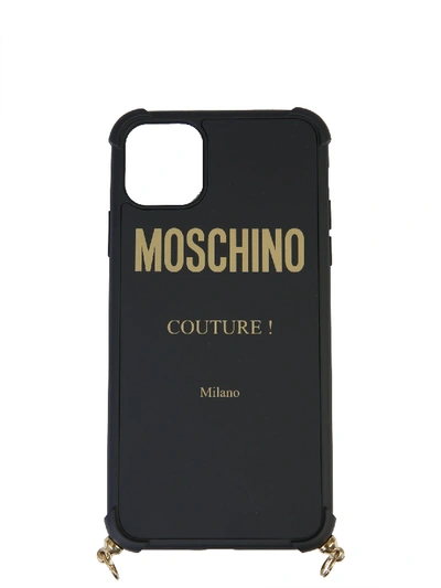 Shop Moschino Iphone 11 Pro Max Cover In Nero