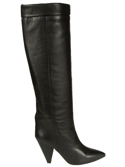 Shop Isabel Marant Conic Over-the-knee Boots In Black