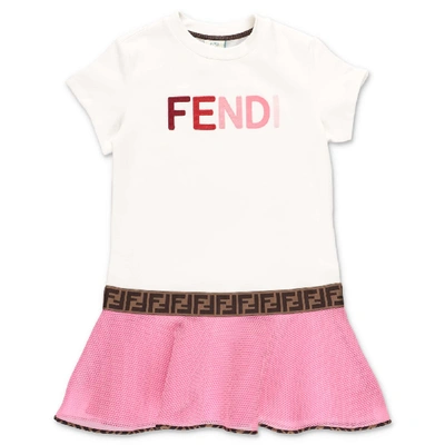 Shop Fendi Dress In Rosa