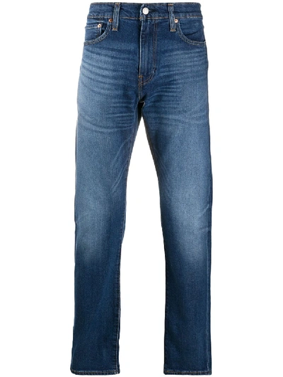 Shop Levi's 502 Taper Straight Leg Jeans In Blue