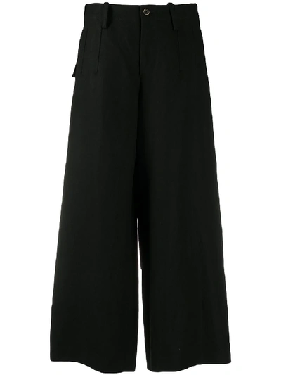 Shop Uma Wang Wide-leg Trousers In Black