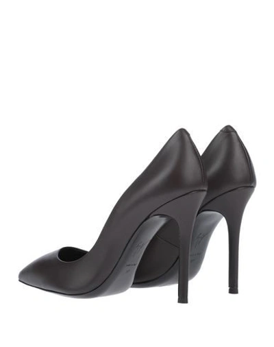 Shop Giuseppe Zanotti Pumps In Dark Brown