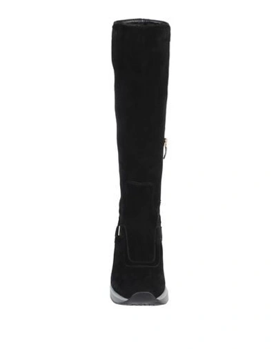 Shop Cesare Paciotti 4us Knee Boots In Black