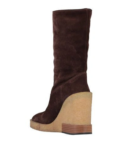 Shop Tod's Ankle Boots In Cocoa