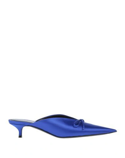 Shop Balenciaga Mules & Clogs In Bright Blue