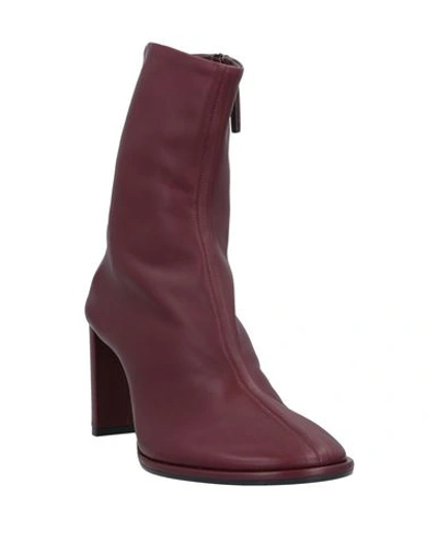 Shop The Row Ankle Boots In Deep Purple