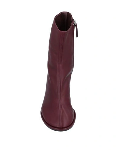 Shop The Row Ankle Boots In Deep Purple
