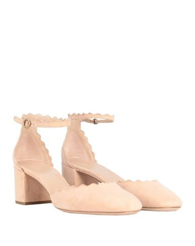 Shop Chloé Pumps In Beige