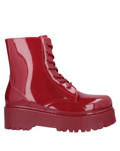 Shop Jc Play By Jeffrey Campbell Ankle Boot In Red