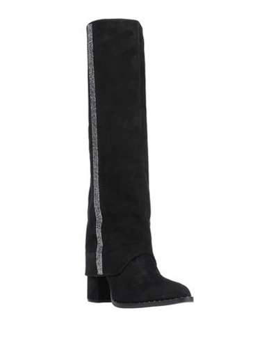 Shop Eleventy Woman Boot Black Size 10 Soft Leather