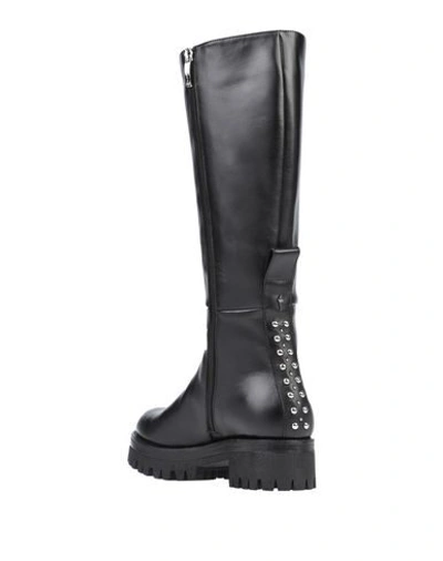 Shop Cesare Paciotti 4us Knee Boots In Black