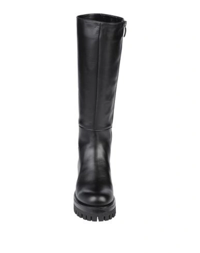 Shop Cesare Paciotti 4us Knee Boots In Black